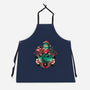 Too Grumpy For Christmas-unisex kitchen apron-glitchygorilla
