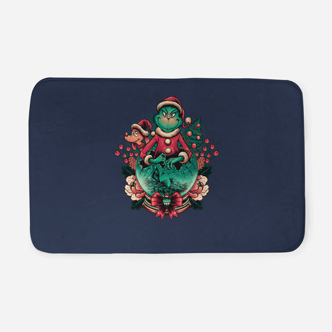 Too Grumpy For Christmas-none memory foam bath mat-glitchygorilla