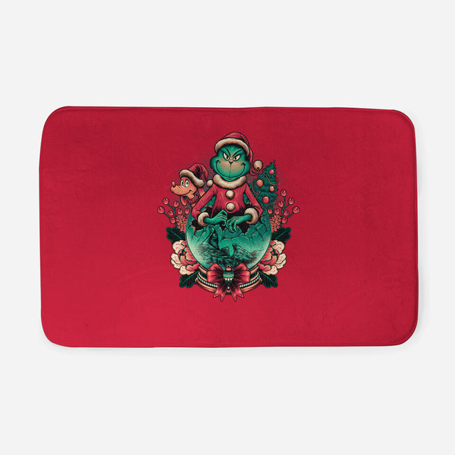 Too Grumpy For Christmas-none memory foam bath mat-glitchygorilla