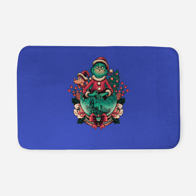 Too Grumpy For Christmas-none memory foam bath mat-glitchygorilla