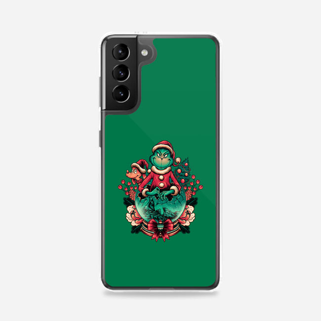 Too Grumpy For Christmas-samsung snap phone case-glitchygorilla