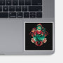 Too Grumpy For Christmas-none glossy sticker-glitchygorilla