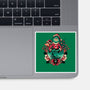 Too Grumpy For Christmas-none glossy sticker-glitchygorilla