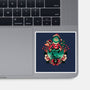 Too Grumpy For Christmas-none glossy sticker-glitchygorilla