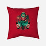 Too Grumpy For Christmas-none removable cover throw pillow-glitchygorilla