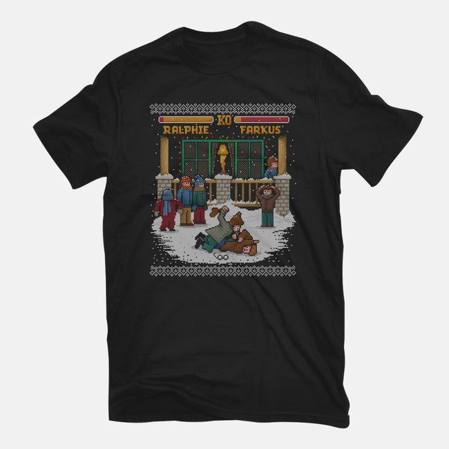 The Christmas Fight-unisex basic tee-kg07