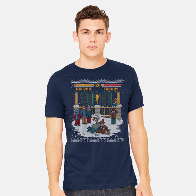 The Christmas Fight-mens heavyweight tee-kg07