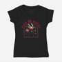 Yule Be Sorry-womens v-neck tee-DinoMike