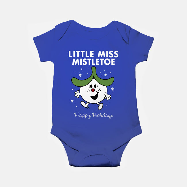 Little Miss Mistletoe-baby basic onesie-Nemons