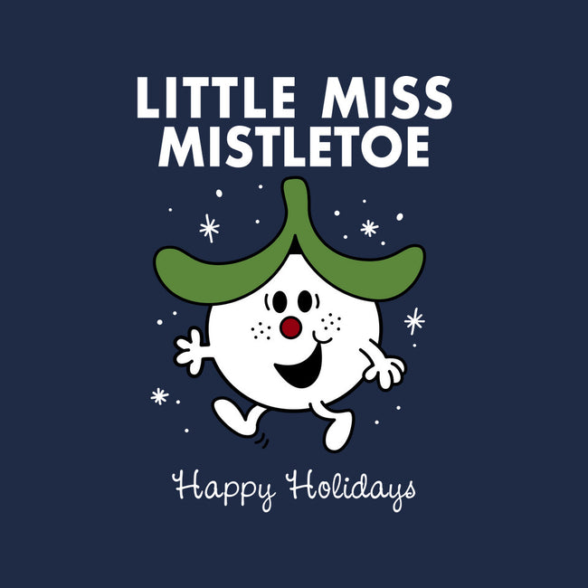 Little Miss Mistletoe-none removable cover w insert throw pillow-Nemons