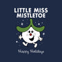 Little Miss Mistletoe-mens heavyweight tee-Nemons