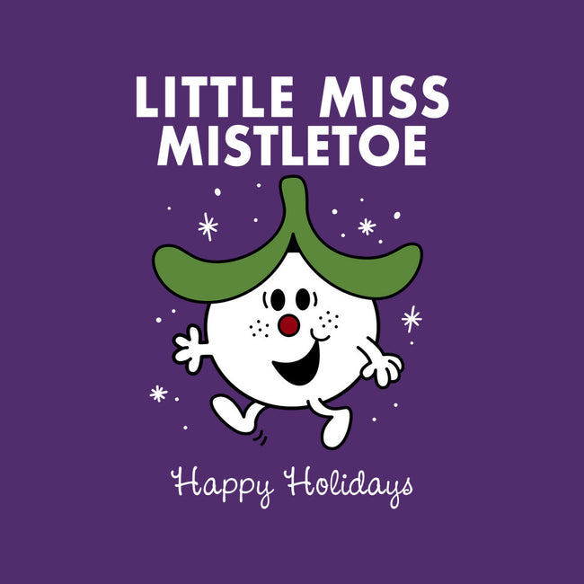 Little Miss Mistletoe-none polyester shower curtain-Nemons