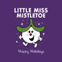 Little Miss Mistletoe-none stretched canvas-Nemons