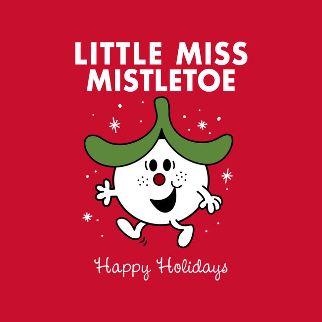 Little Miss Mistletoe-dog basic pet tank-Nemons