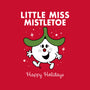 Little Miss Mistletoe-womens fitted tee-Nemons
