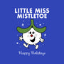 Little Miss Mistletoe-none stretched canvas-Nemons