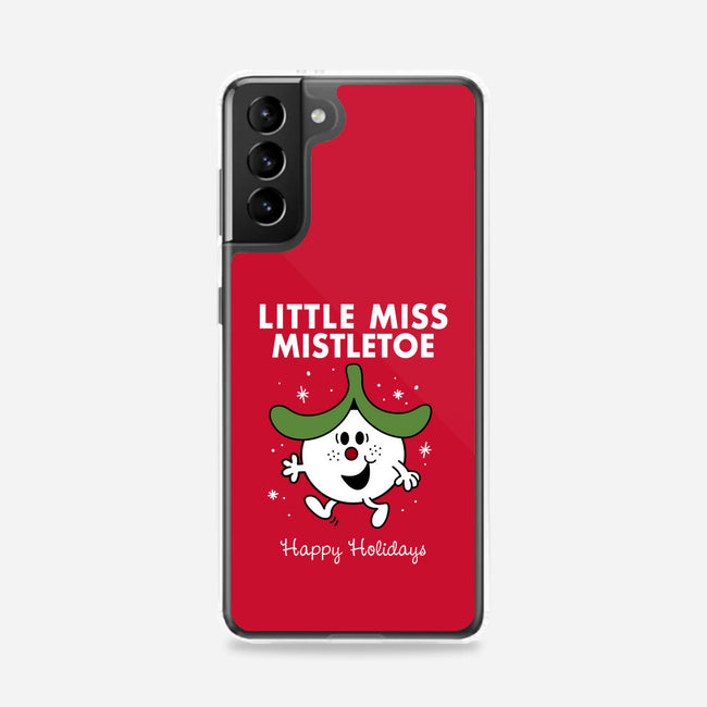 Little Miss Mistletoe-samsung snap phone case-Nemons