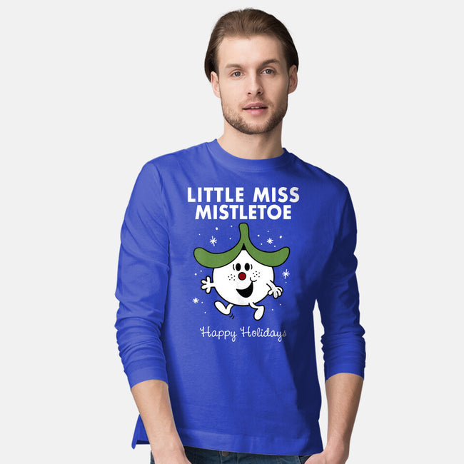 Little Miss Mistletoe-mens long sleeved tee-Nemons