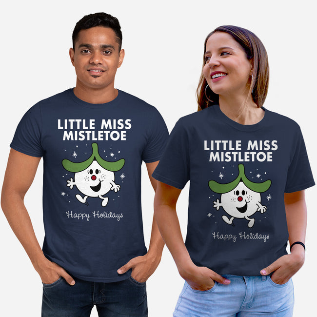 Little Miss Mistletoe-unisex basic tee-Nemons