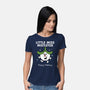 Little Miss Mistletoe-womens basic tee-Nemons