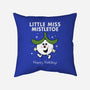 Little Miss Mistletoe-none removable cover w insert throw pillow-Nemons