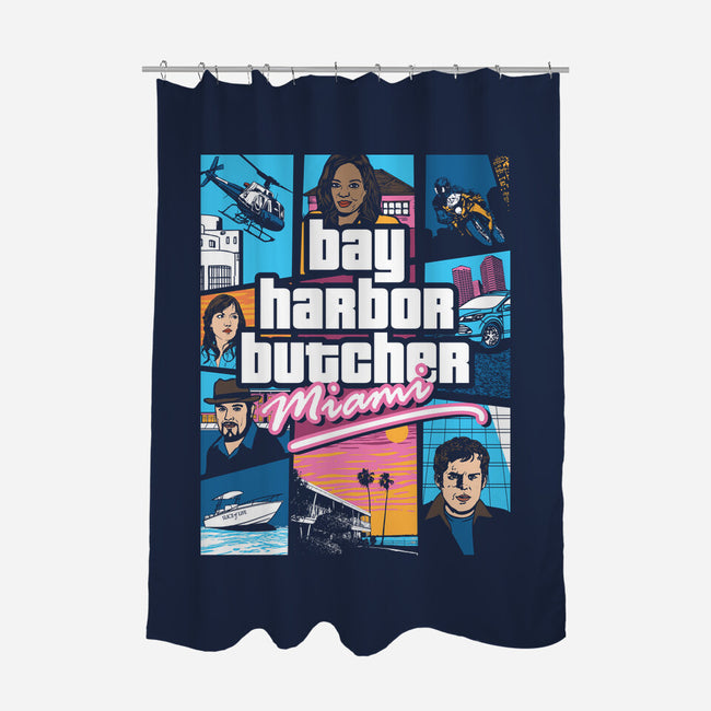 Bay Harbor Butcher-none polyester shower curtain-dalethesk8er