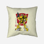 Bumble Sumi-E-none removable cover throw pillow-DrMonekers