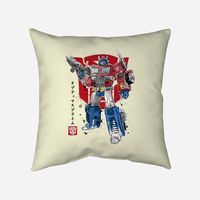 Prime Sumi-E-none removable cover w insert throw pillow-DrMonekers