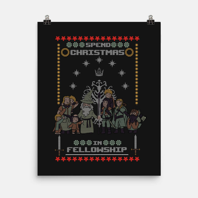 Christmas In Fellowship-none matte poster-fanfabio