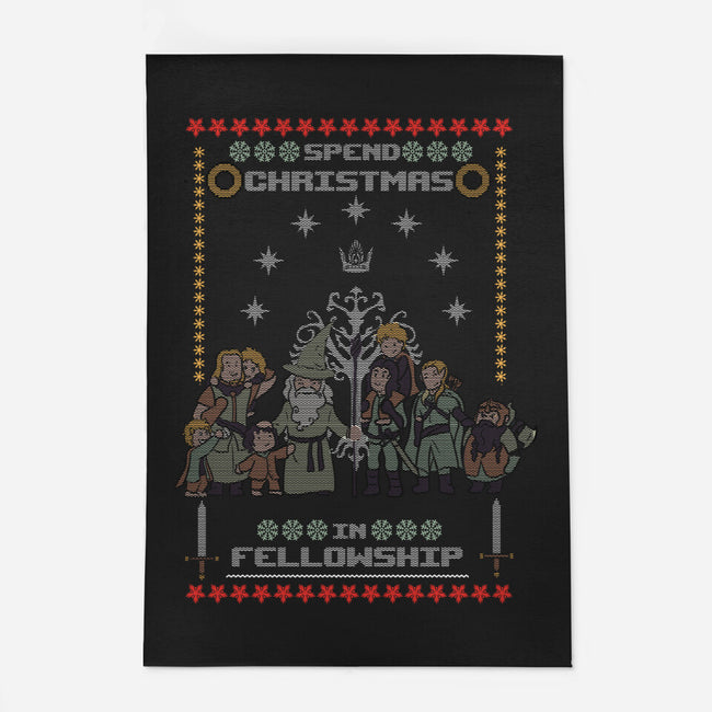 Christmas In Fellowship-none outdoor rug-fanfabio