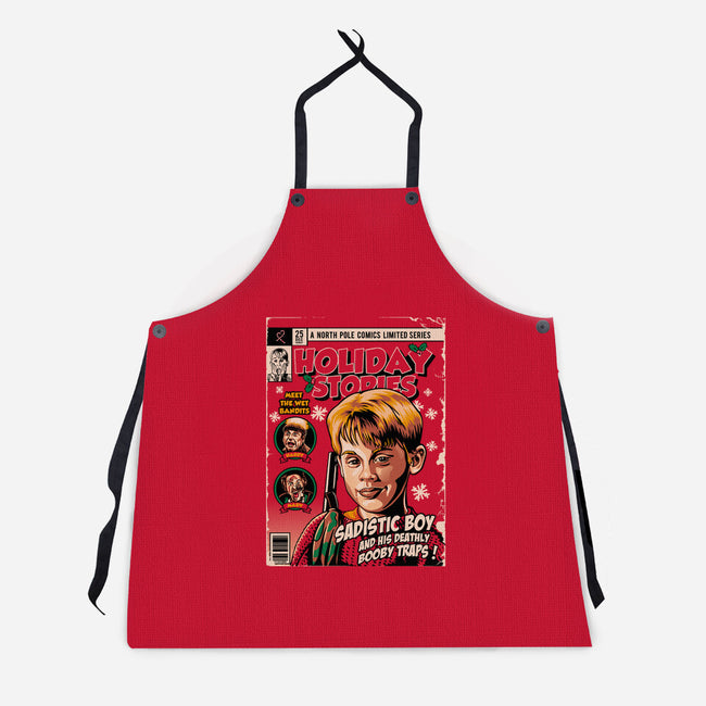 Holiday Stories Vol. 2-unisex kitchen apron-daobiwan