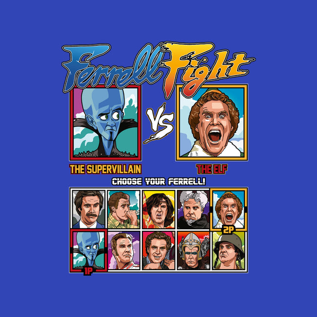 Ferrell Fight-none stretched canvas-Retro Review