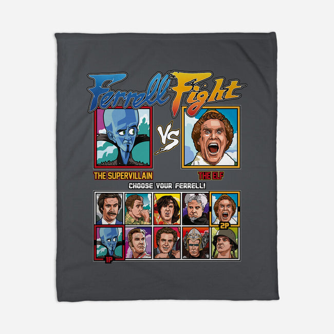 Ferrell Fight-none fleece blanket-Retro Review