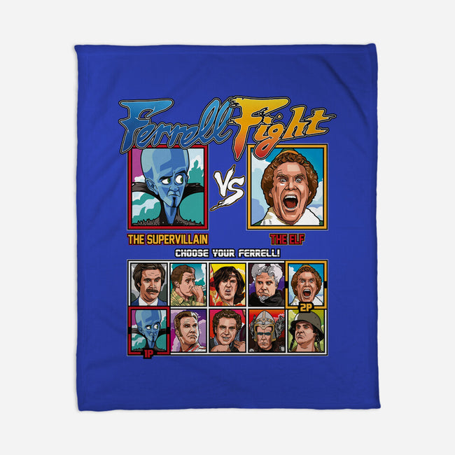 Ferrell Fight-none fleece blanket-Retro Review
