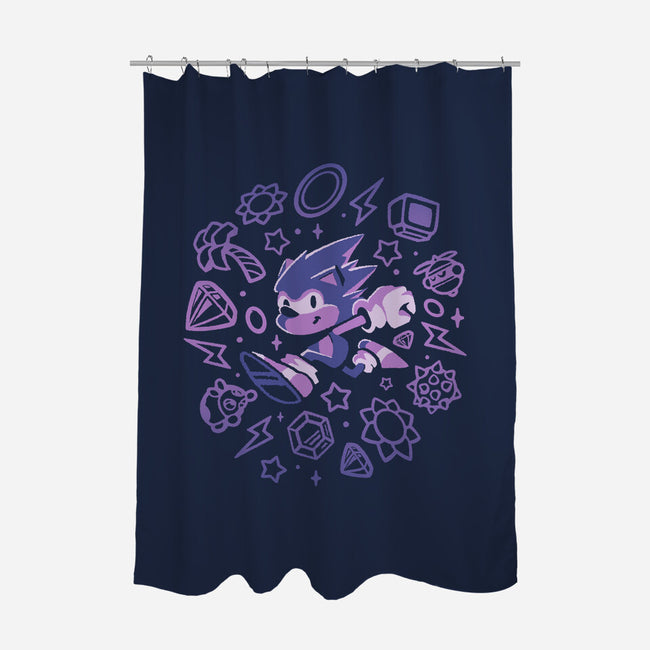 Speedy Boy-none polyester shower curtain-eduely