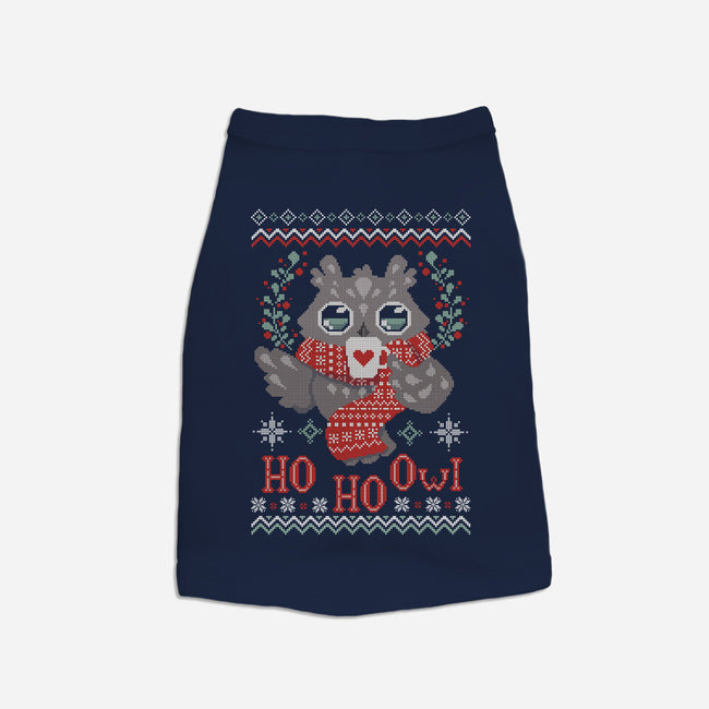 HO HO OWL!-dog basic pet tank-ricolaa