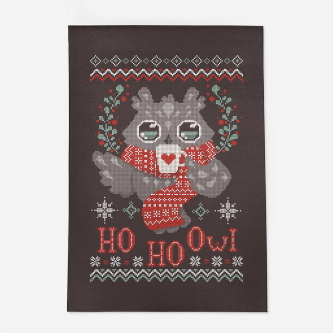 HO HO OWL!-none indoor rug-ricolaa