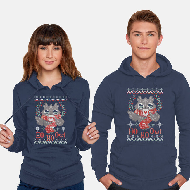 HO HO OWL!-unisex pullover sweatshirt-ricolaa