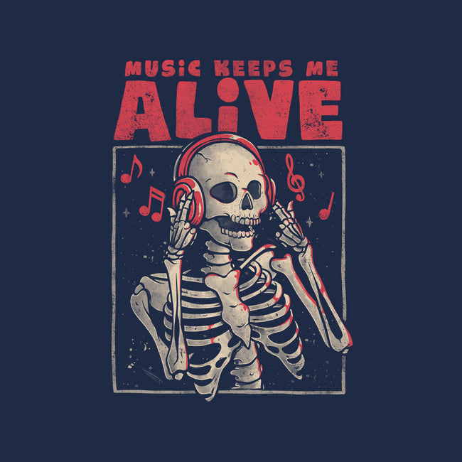 Music Keeps Me Alive-mens premium tee-eduely