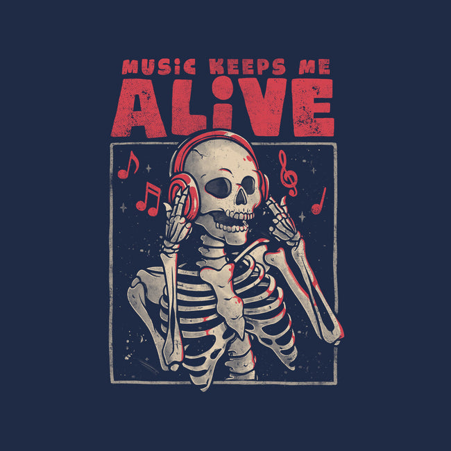 Music Keeps Me Alive-none basic tote-eduely