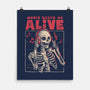 Music Keeps Me Alive-none matte poster-eduely