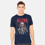 Music Keeps Me Alive-mens heavyweight tee-eduely