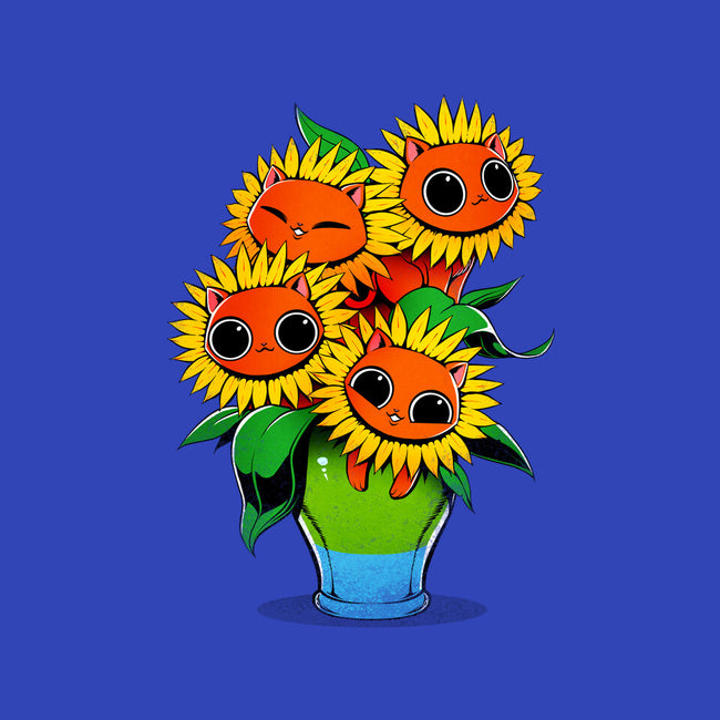 Sunflower Cat-none glossy sticker-tobefonseca