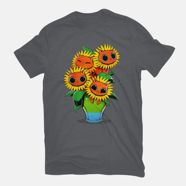 Sunflower Cat-mens premium tee-tobefonseca