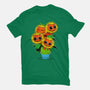 Sunflower Cat-womens basic tee-tobefonseca