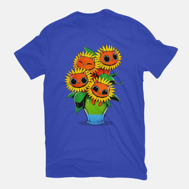 Sunflower Cat-womens basic tee-tobefonseca