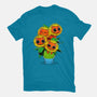 Sunflower Cat-womens basic tee-tobefonseca