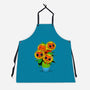 Sunflower Cat-unisex kitchen apron-tobefonseca