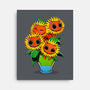 Sunflower Cat-none stretched canvas-tobefonseca