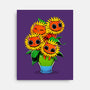 Sunflower Cat-none stretched canvas-tobefonseca